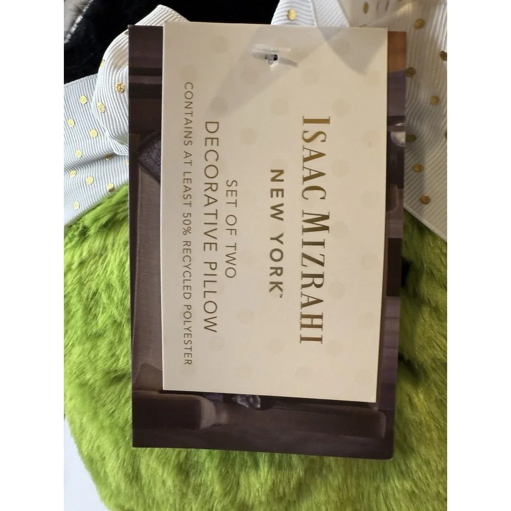 2 Isaac Mizrahi Halloween Frankenstein Bride&Groom Of Frankenstein Pillows VIRAL